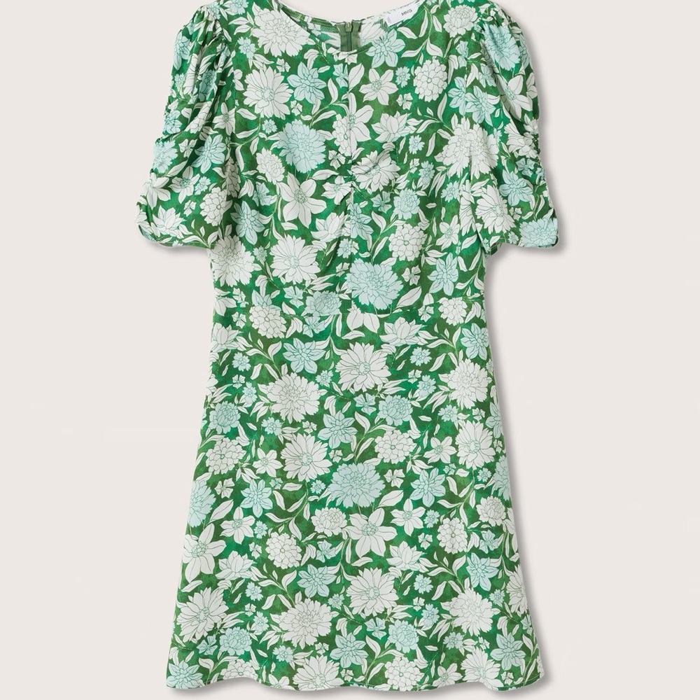 Mango Flower Print Dress
